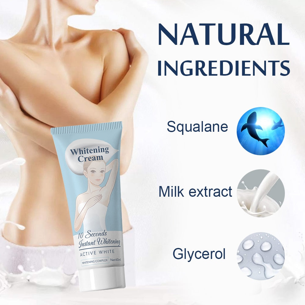Women Armpit Whitening Cream Underarm Whitening Cream Legs Knees Private Parts Body White Nourishing Brightening Skin Care 0 DailyAlertDeals