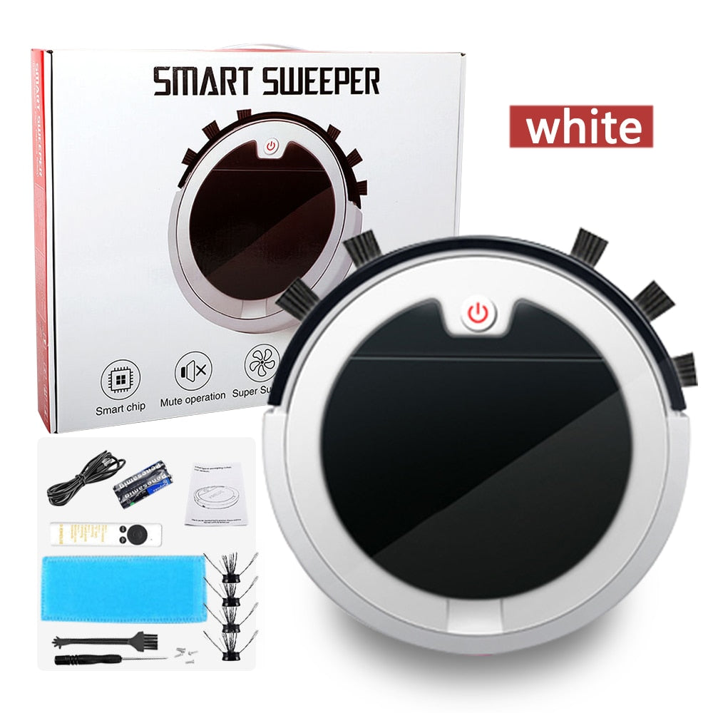 2800Pa Robot Vacuum Cleaner Smart Remote Control Wireless Auto Cleaning Machine Floor Dry Wet Sweeping Vacuum Cleaner For Home 0 DailyAlertDeals RS9-White SPAIN