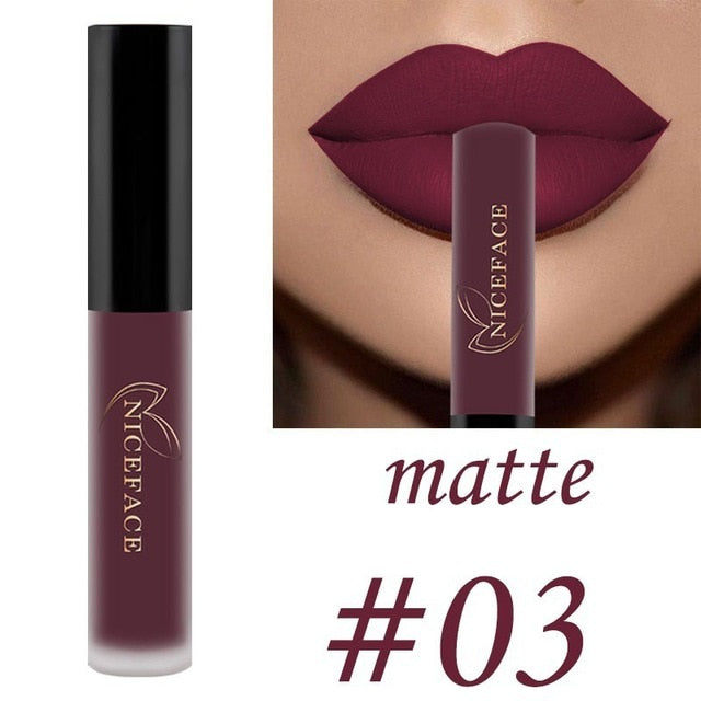 25 color matte liquid lipstick nude lip gloss makeup high pigment lip gloss waterproof lasting moisturizing cosmetics 0 DailyAlertDeals 03 China