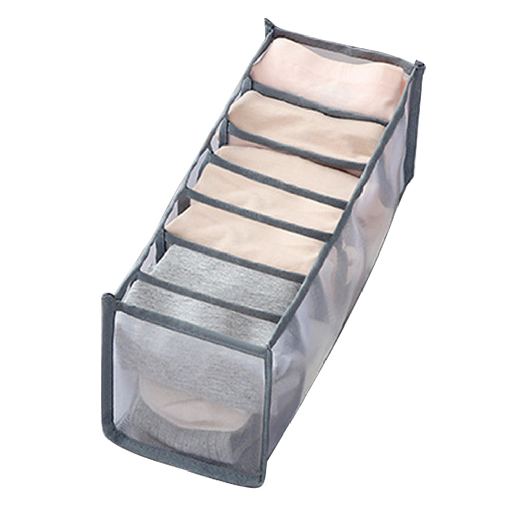 Underwear Bra Organizer Storage Box Drawer Closet Organizers Divider Boxes For Underwear Scarves Socks Bra Underwear Bra Organizer Storage Box DailyAlertDeals 7 grids
