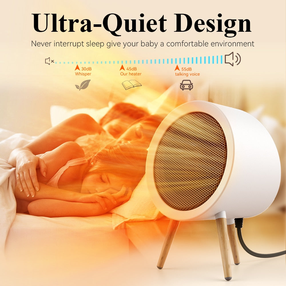 Portable Heater For Home Electric Fan Heater Home Heaters Energy Saving Bedroom Heating For Office Space Heater Heater Portable Smart Energy saving Electric Heater Fan DailyAlertDeals