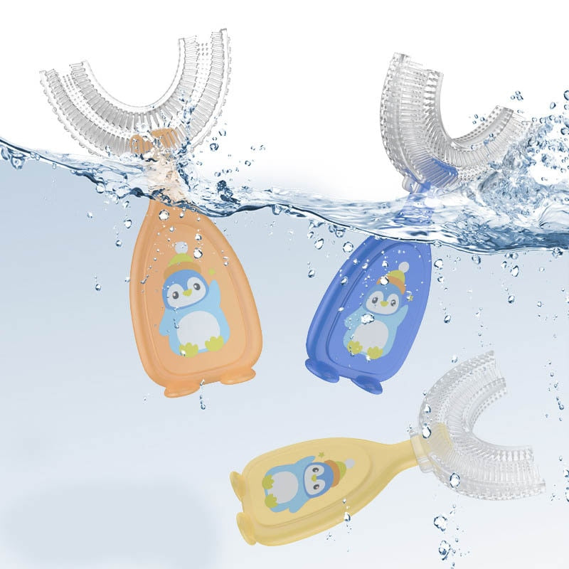 Baby toothbrush children teeth oral care cleaning brush soft Silicone teethers baby toothbrush new born baby items 2-12Y Baby silicon soft toothbrush DailyAlertDeals