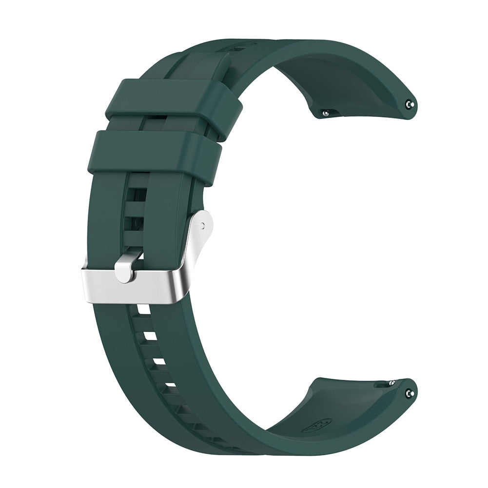 Universal Sport Watch Strap Silicone Smart Wrist Band Replacement for Huami Amazfit GTR 2e/GTR 2/GTR 47mm/Pace/Stratos/2 Stratos 0 DailyAlertDeals Dark Green China