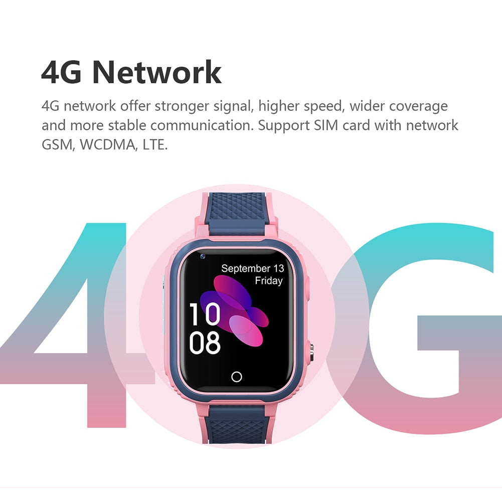 LT21 4G Smartwatch Kids GPS WIFI Video Call SOS IP67 Waterproof Camera Monitor Tracker Location Phone Watch Boys Girls Gifts 0 DailyAlertDeals