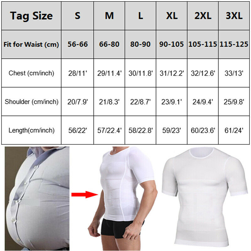 Classix Men Body Toning T-Shirt Slimming Body Shaper Corrective Posture Belly Control Compression Man Modeling Underwear Corset 0 DailyAlertDeals