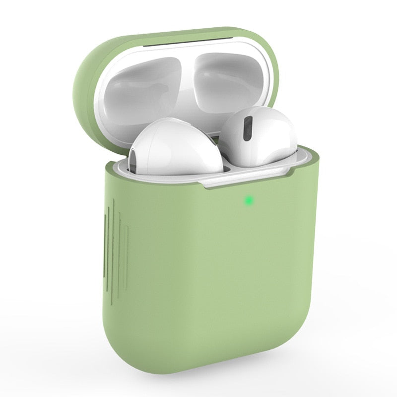 Silicone Earphone Cases For Airpods 1/2, Airpods Case Headphones Case Protective Case For Apple Airpods 1/2 Airpods Covers Silicone Earphone Cases For Airpods DailyAlertDeals 09