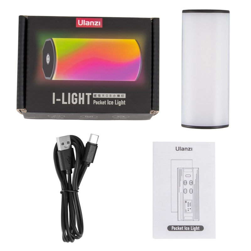 Ulanzi i-Light VL119 RGB Handheld Light Wand LED RGB Stick 2500-9000K Photography Lighting Magnetic Tube Light for Video Vlog 0 DailyAlertDeals Poland 1PCS i-Light