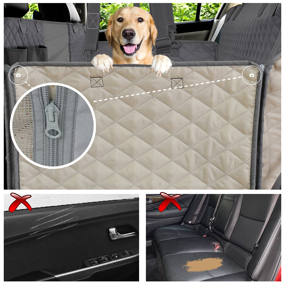 PETRAVEL Dog Car Seat Cover Waterproof Pet Travel Dog Carrier Hammock 0 DailyAlertDeals