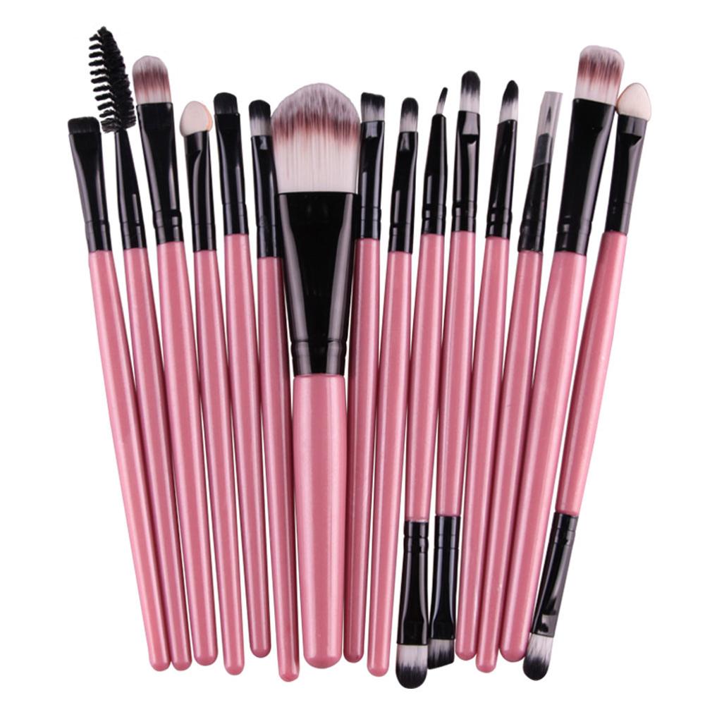 MAANGE 6/15/18/20Pcs Makeup Brushes Tool Set Cosmetic Powder Eye Shadow Foundation Blush Blending Beauty Make Up Brush Maquiagem DailyAlertDeals 15pcs FH China
