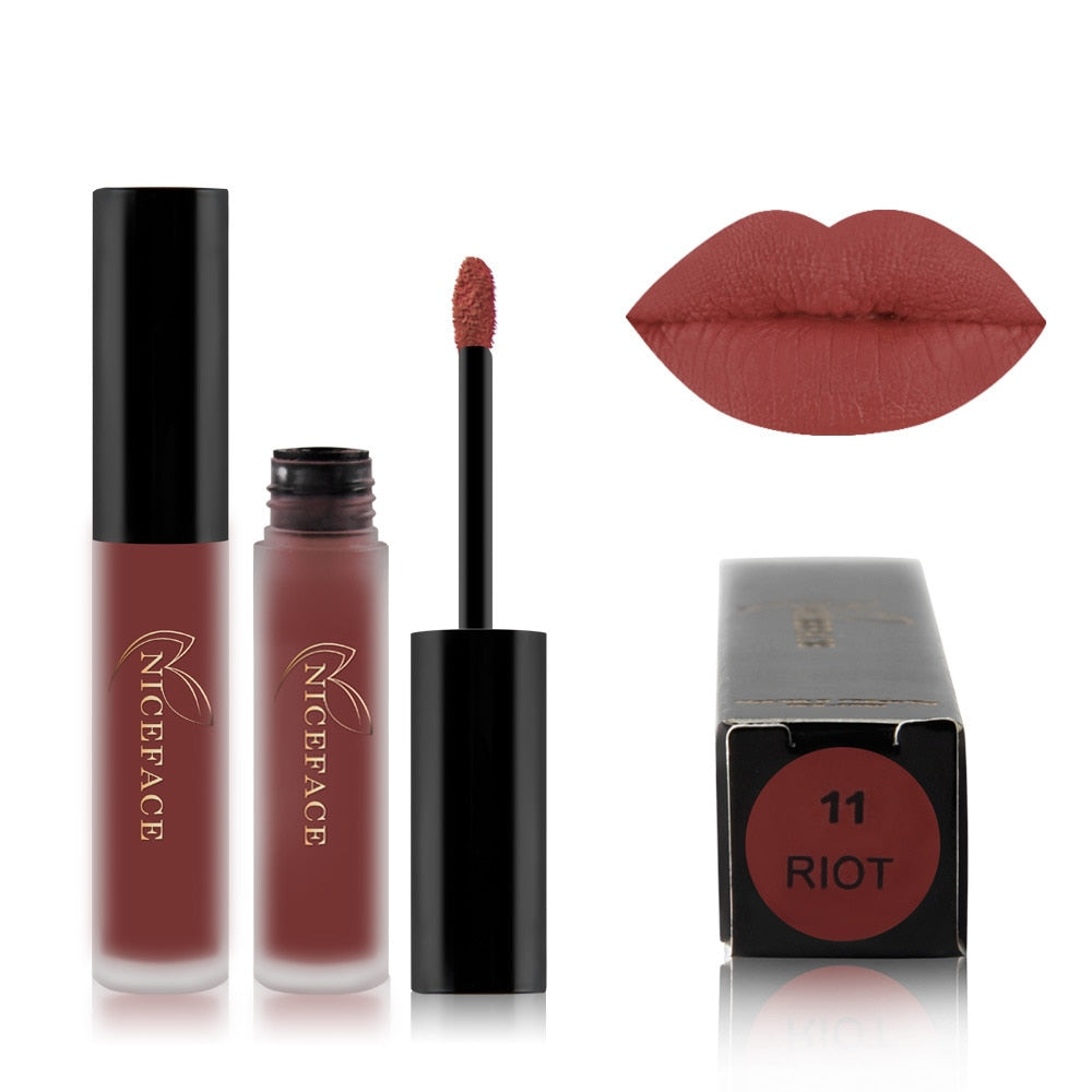 25 color matte liquid lipstick nude lip gloss makeup high pigment lip gloss waterproof lasting moisturizing cosmetics 0 DailyAlertDeals 11 China
