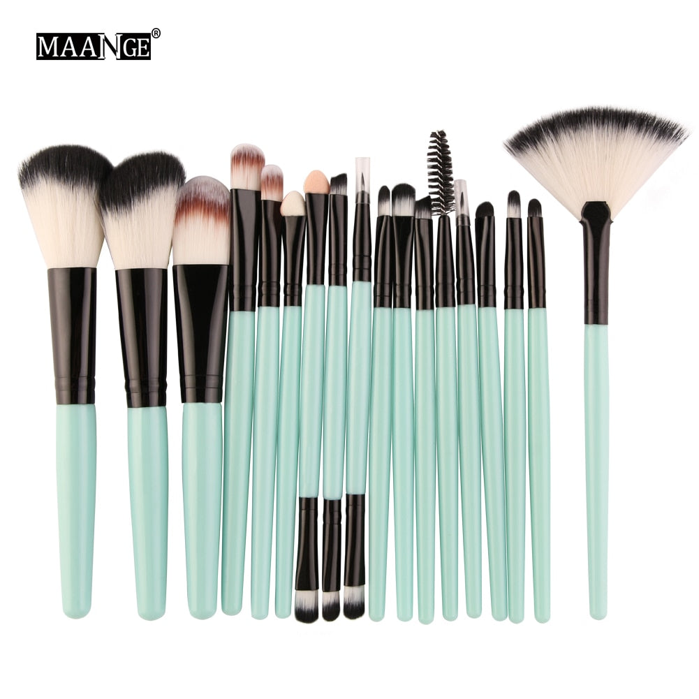 MAANGE 6/15/18/20Pcs Makeup Brushes Tool Set Cosmetic Powder Eye Shadow Foundation Blush Blending Beauty Make Up Brush Maquiagem DailyAlertDeals LH 5445 China