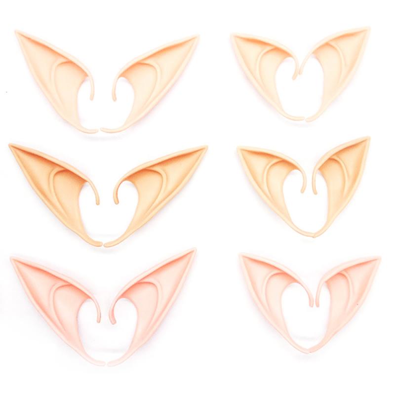 Party Decoration Latex Ears Fairy Cosplay Costume Accessories Angel Elven Elf Ears Photo Props Adult Kids Toys Halloween Supply 0 DailyAlertDeals