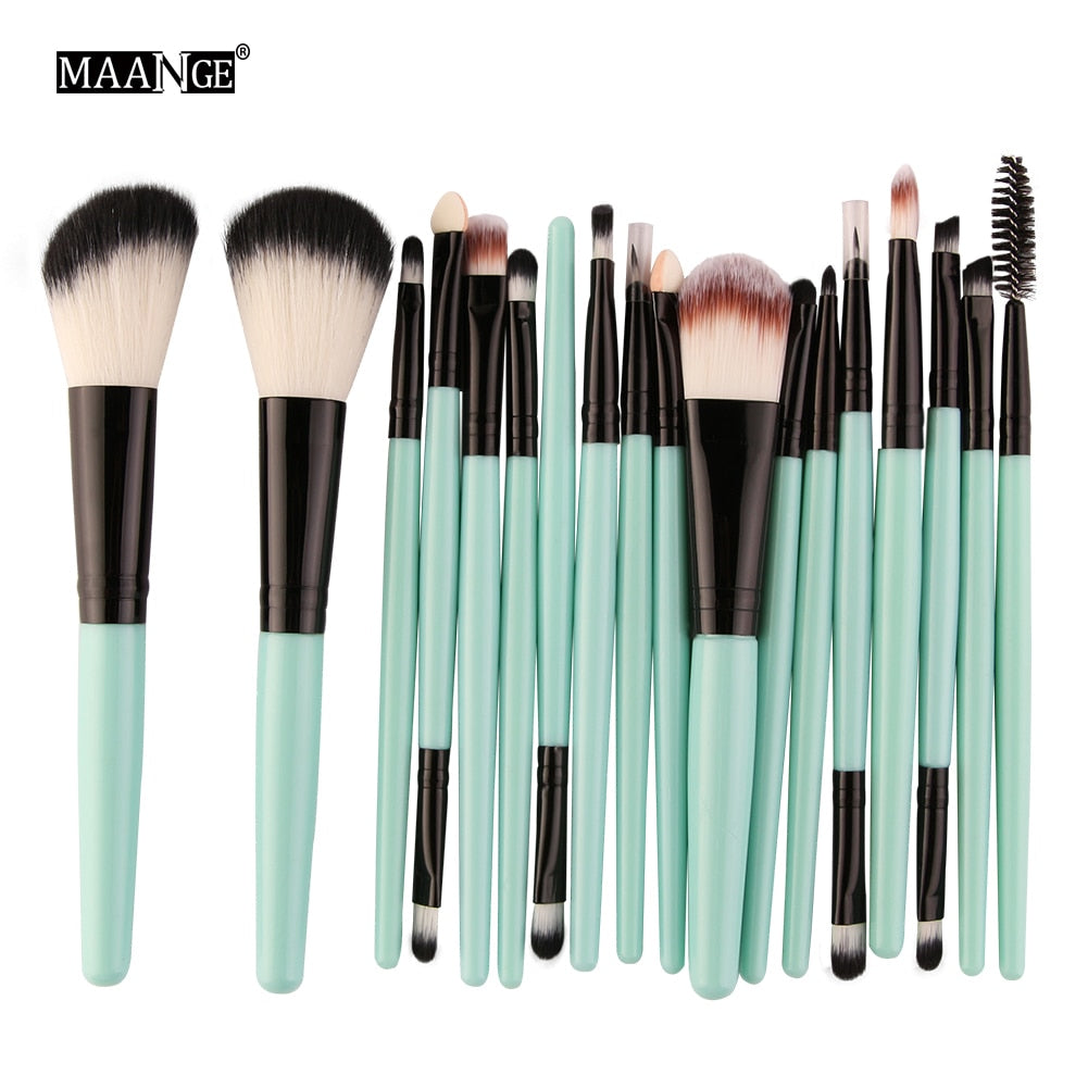 MAANGE 6/15/18/20Pcs Makeup Brushes Tool Set Cosmetic Powder Eye Shadow Foundation Blush Blending Beauty Make Up Brush Maquiagem DailyAlertDeals LH 5444 China