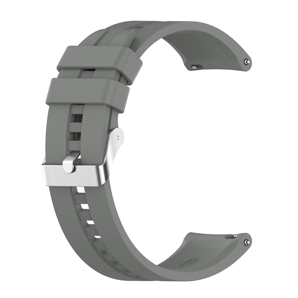 Universal Sport Watch Strap Silicone Smart Wrist Band Replacement for Huami Amazfit GTR 2e/GTR 2/GTR 47mm/Pace/Stratos/2 Stratos 0 DailyAlertDeals Grey China