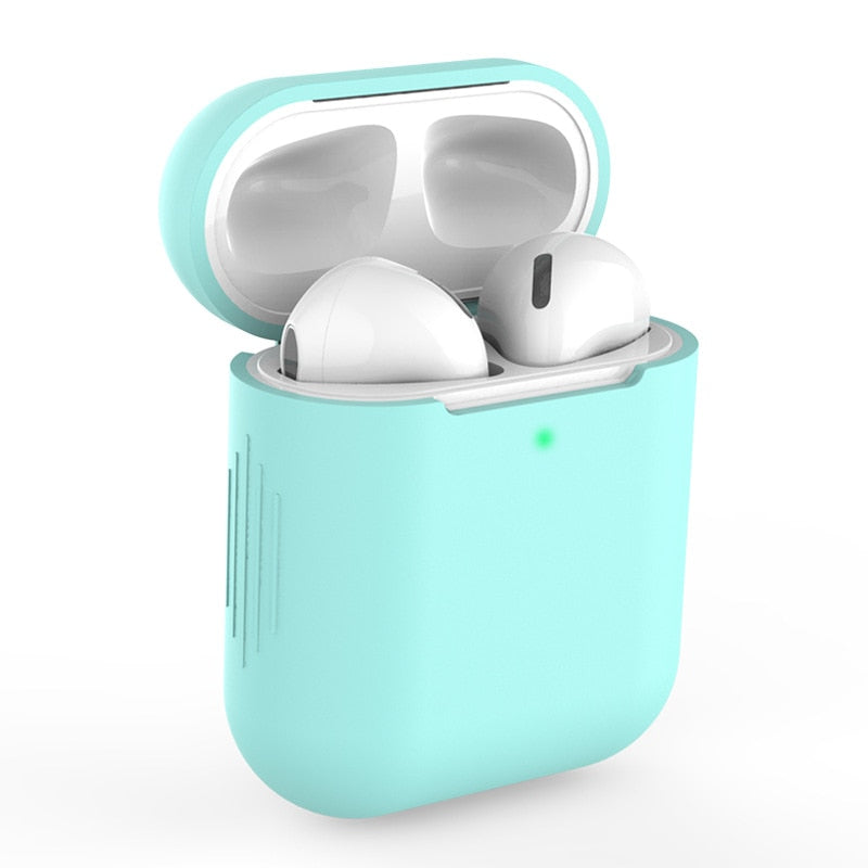 Silicone Earphone Cases For Airpods 1/2, Airpods Case Headphones Case Protective Case For Apple Airpods 1/2 Airpods Covers Silicone Earphone Cases For Airpods DailyAlertDeals 02