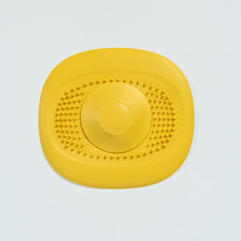 Bathroom Washbasin Drain Hair Catcher Irregular Pattern Bath Stopper Plug Sink Strainer Filter Kitchen Accessory Dropshipping 0 DailyAlertDeals Yellow