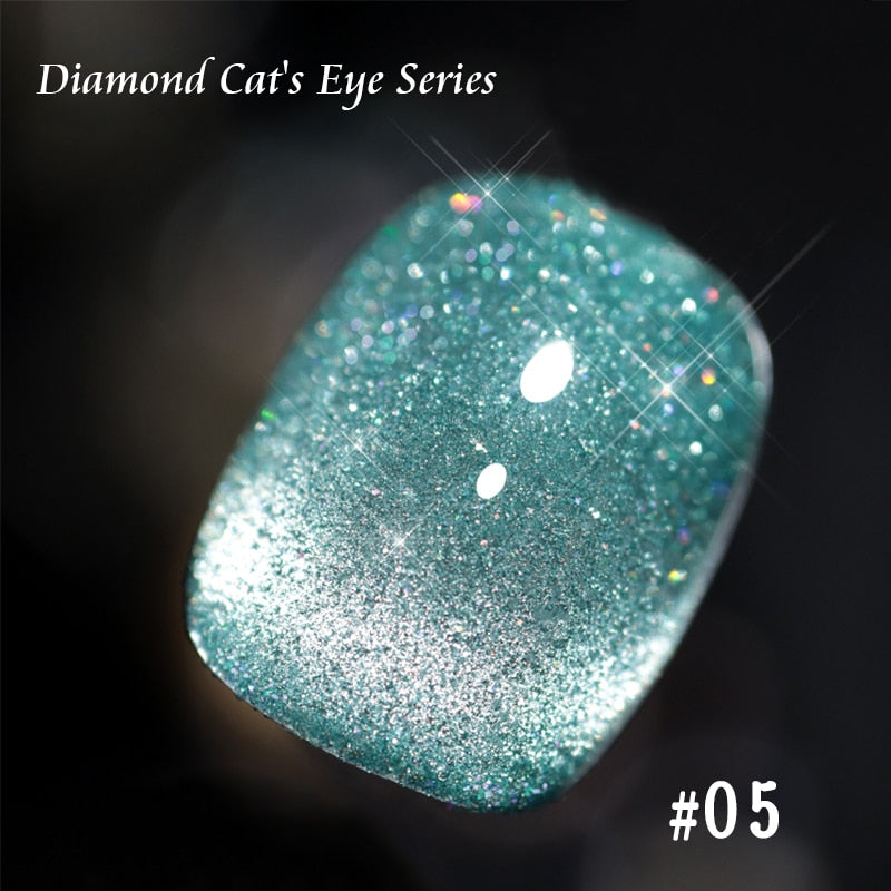 SKVP Gel Nail Polish Cat Eye Gel Semi Permanent Uv Varnish Gel Nail Art 8ML Glitter Effect Off Nail Polish Gel For Nails Design nail polish DailyAlertDeals Cat Eye 05