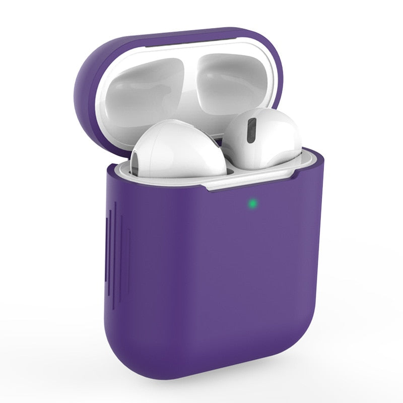 Silicone Earphone Cases For Airpods 1/2, Airpods Case Headphones Case Protective Case For Apple Airpods 1/2 Airpods Covers Silicone Earphone Cases For Airpods DailyAlertDeals 17