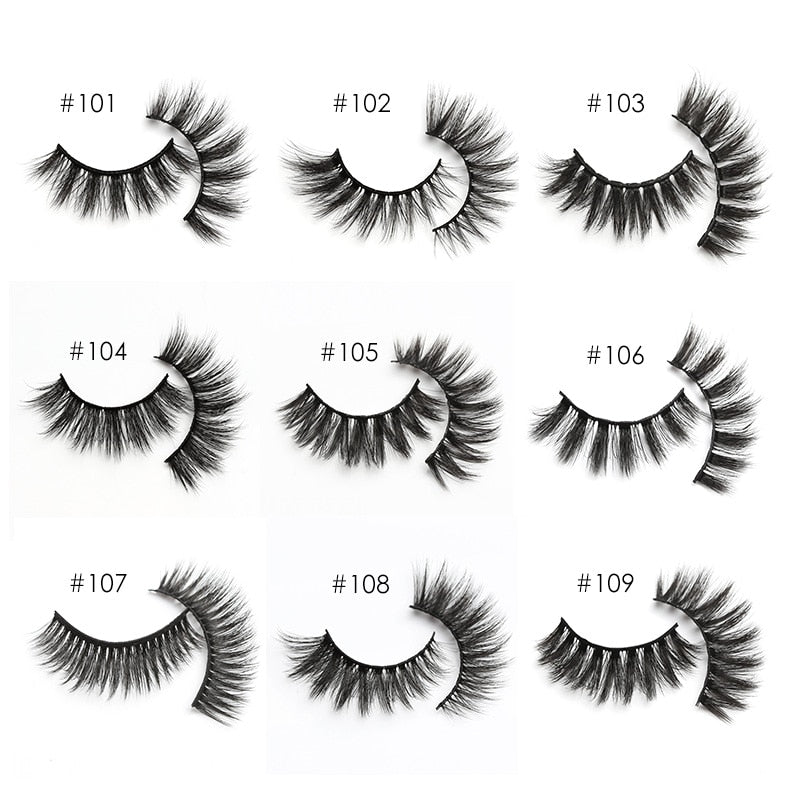 Wholesale Mink Eyelashes 10/30/50/100pcs 3d Mink Lashes Natural false Eyelashes messy fake Eyelashes Makeup False Lashes In Bulk 0 DailyAlertDeals