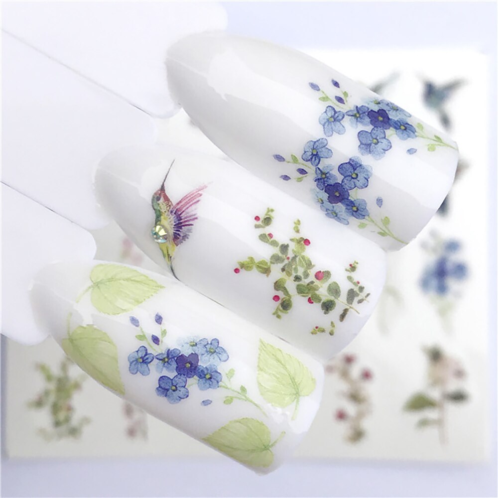 Nail Sticker Wolf Stickers Sliders For Nails Summer Full Nail Design Decorations Water Decals Animal Transfer Children's Slider nail art DailyAlertDeals YZW-3107