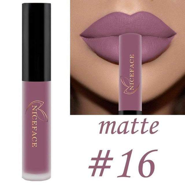 25 color matte liquid lipstick nude lip gloss makeup high pigment lip gloss waterproof lasting moisturizing cosmetics 0 DailyAlertDeals 16 China