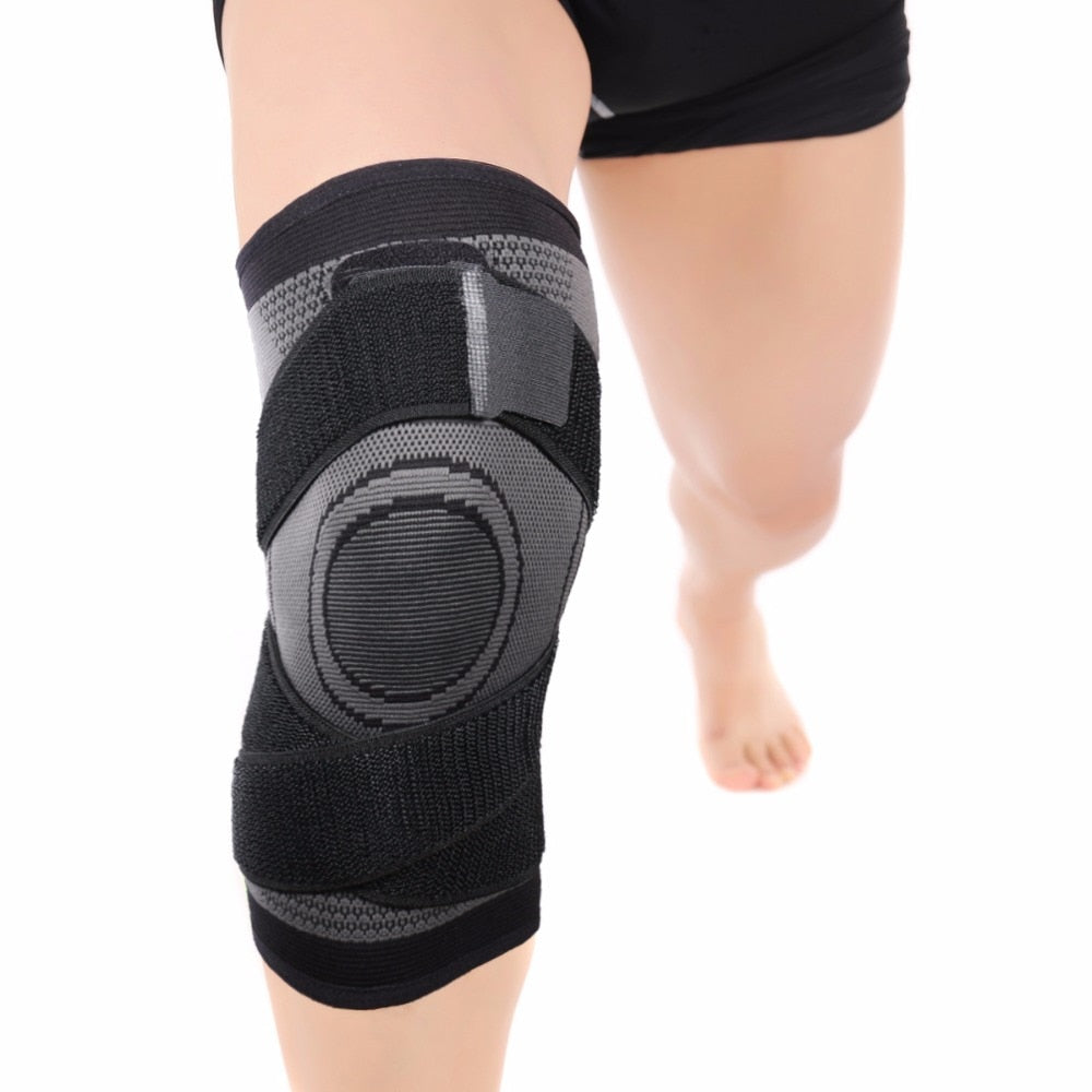 Sports Fitness Knee Pads Support Bandage Braces Elastic Nylon Sport Compression Sleeve for Basketball 0 DailyAlertDeals