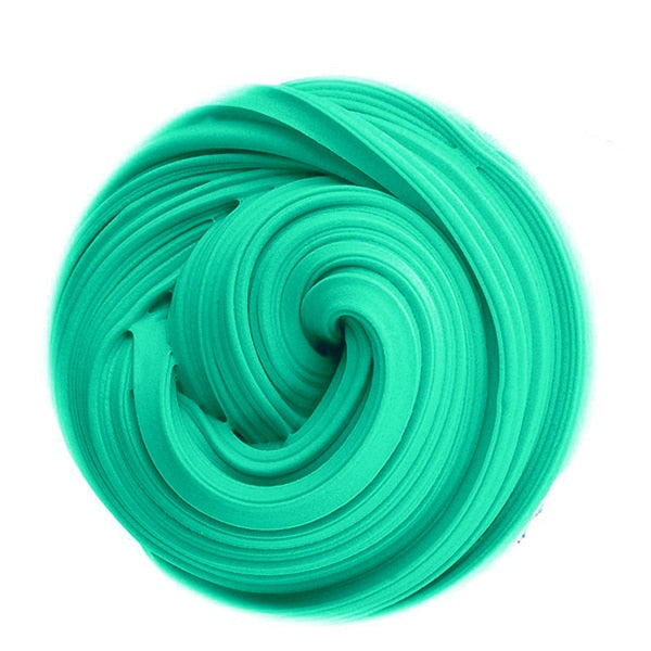 DIY Fluffy Slime Toys Putty Soft Clay Light Lizun Flavor Charms for Slime Supplies Plasticine Gum Polymer Clay Antistress 0 DailyAlertDeals Green