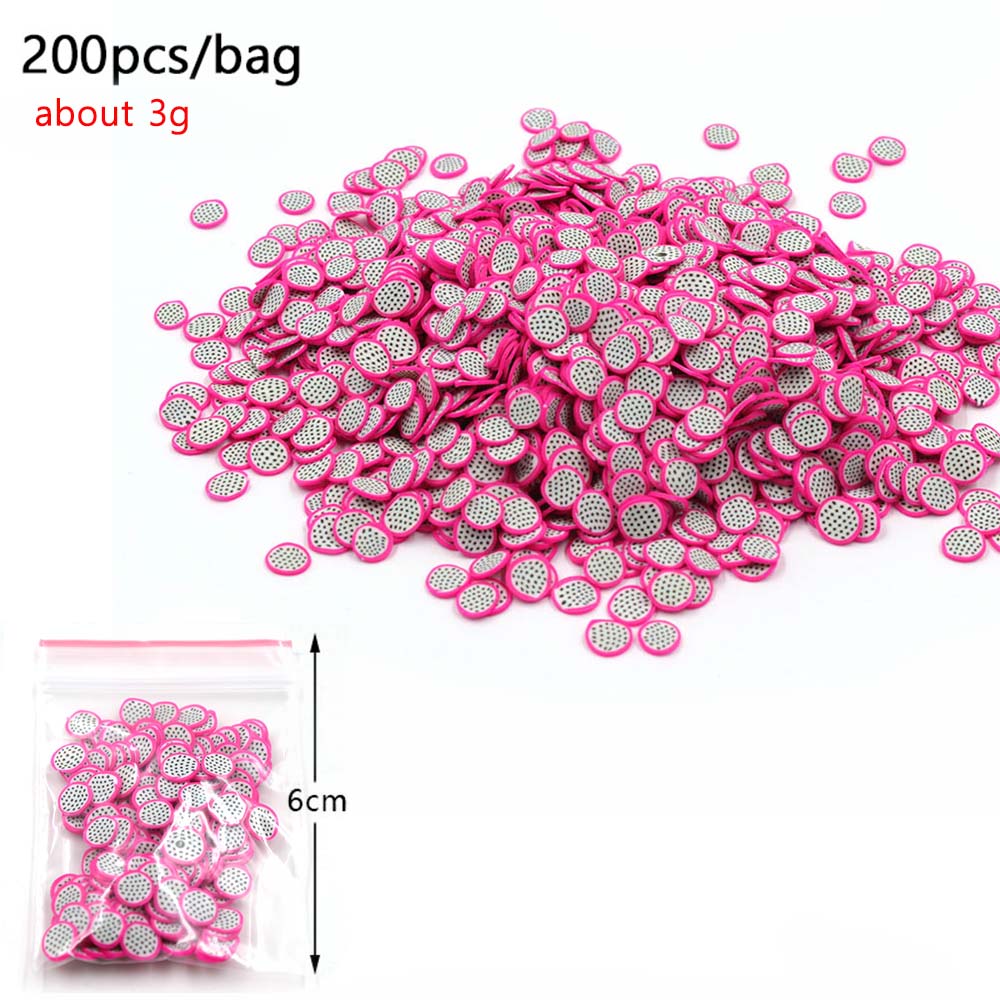 DIY Fluffy Slime Toys Putty Soft Clay Light Lizun Flavor Charms for Slime Supplies Plasticine Gum Polymer Clay Antistress 0 DailyAlertDeals 200Pcs Pitaya