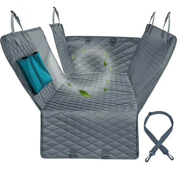 PETRAVEL Dog Car Seat Cover Waterproof Pet Travel Dog Carrier Hammock 0 DailyAlertDeals Grey 152x143cm China