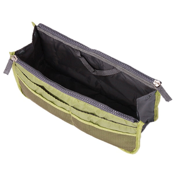 Organizer Insert Bag Women Nylon Travel Insert Organizer Handbag Purse Large liner Lady Makeup Cosmetic Bag Cheap Female Tote 0 DailyAlertDeals Army Green