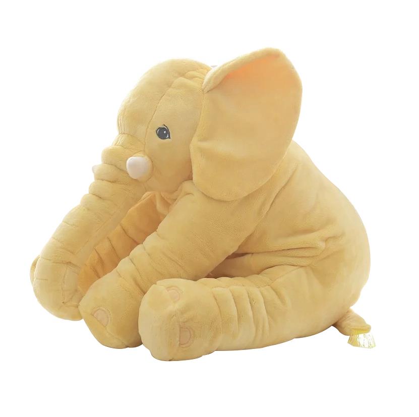 40/60cm Fashion Baby Animal Plush Elephant Doll Stuffed Elephant Plush Soft Pillow Kid Toy Children Room Bed Decoration Toy Gift Kids & Babies DailyAlertDeals 40cm Yellow