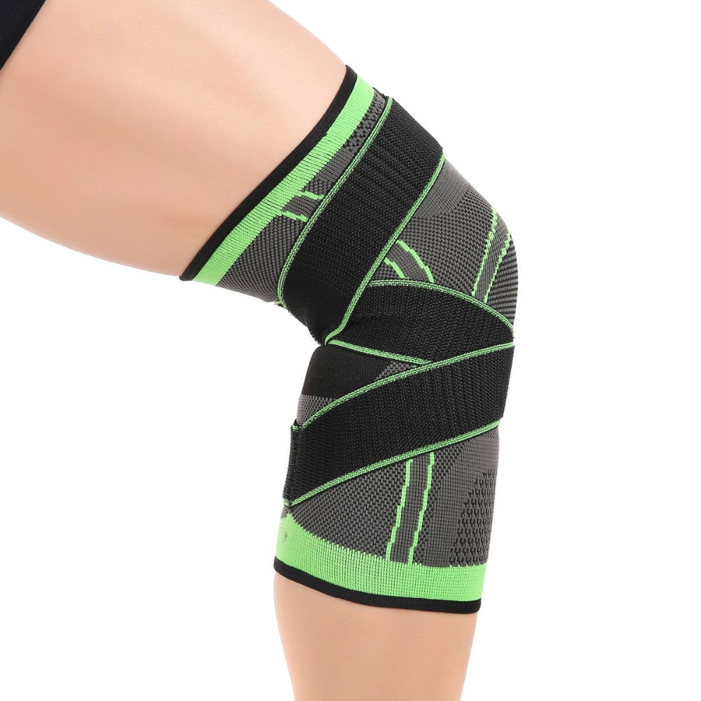 Sports Fitness Knee Pads Support Bandage Braces Elastic Nylon Sport Compression Sleeve for Basketball 0 DailyAlertDeals