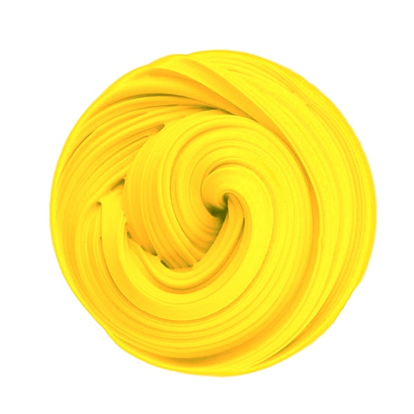DIY Fluffy Slime Toys Putty Soft Clay Light Lizun Flavor Charms for Slime Supplies Plasticine Gum Polymer Clay Antistress 0 DailyAlertDeals Yellow