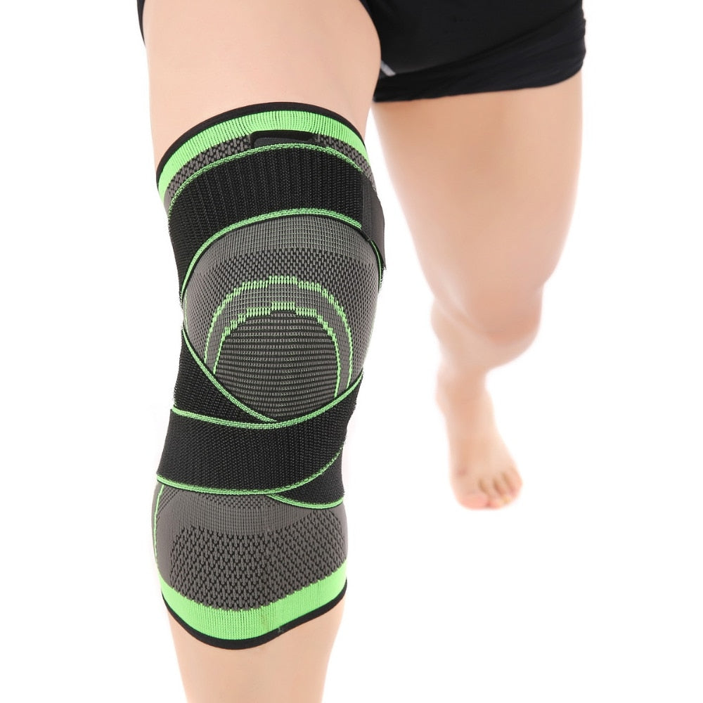 Sports Fitness Knee Pads Support Bandage Braces Elastic Nylon Sport Compression Sleeve for Basketball 0 DailyAlertDeals