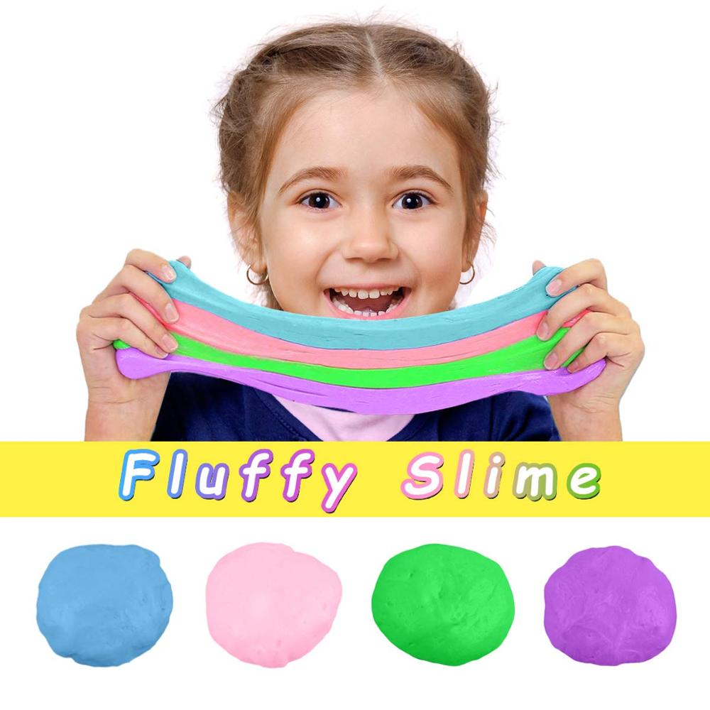 DIY Fluffy Slime Toys Putty Soft Clay Light Lizun Flavor Charms for Slime Supplies Plasticine Gum Polymer Clay Antistress 0 DailyAlertDeals