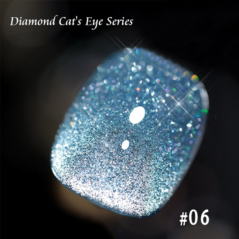 SKVP Gel Nail Polish Cat Eye Gel Semi Permanent Uv Varnish Gel Nail Art 8ML Glitter Effect Off Nail Polish Gel For Nails Design nail polish DailyAlertDeals Cat Eye 06