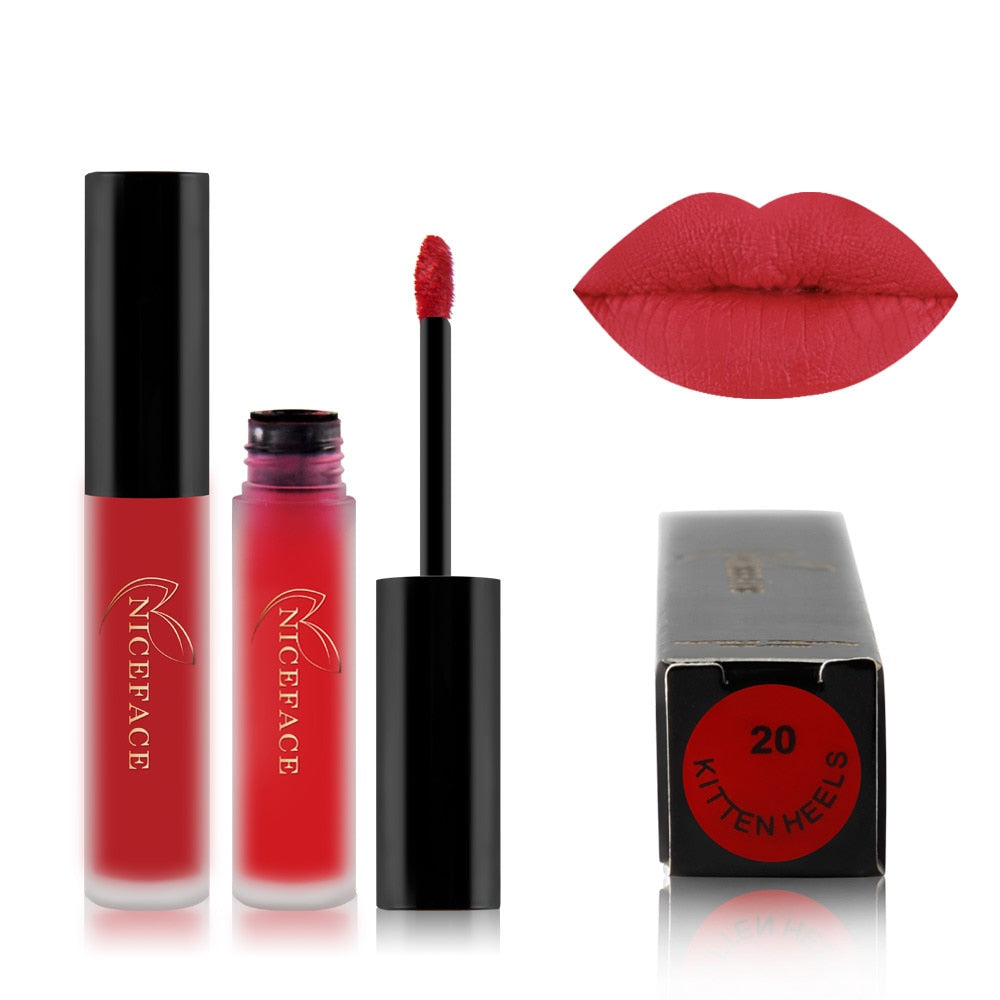 25 color matte liquid lipstick nude lip gloss makeup high pigment lip gloss waterproof lasting moisturizing cosmetics 0 DailyAlertDeals 20 China