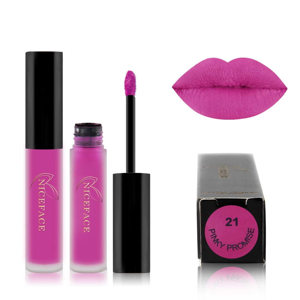 25 color matte liquid lipstick nude lip gloss makeup high pigment lip gloss waterproof lasting moisturizing cosmetics 0 DailyAlertDeals 21 China