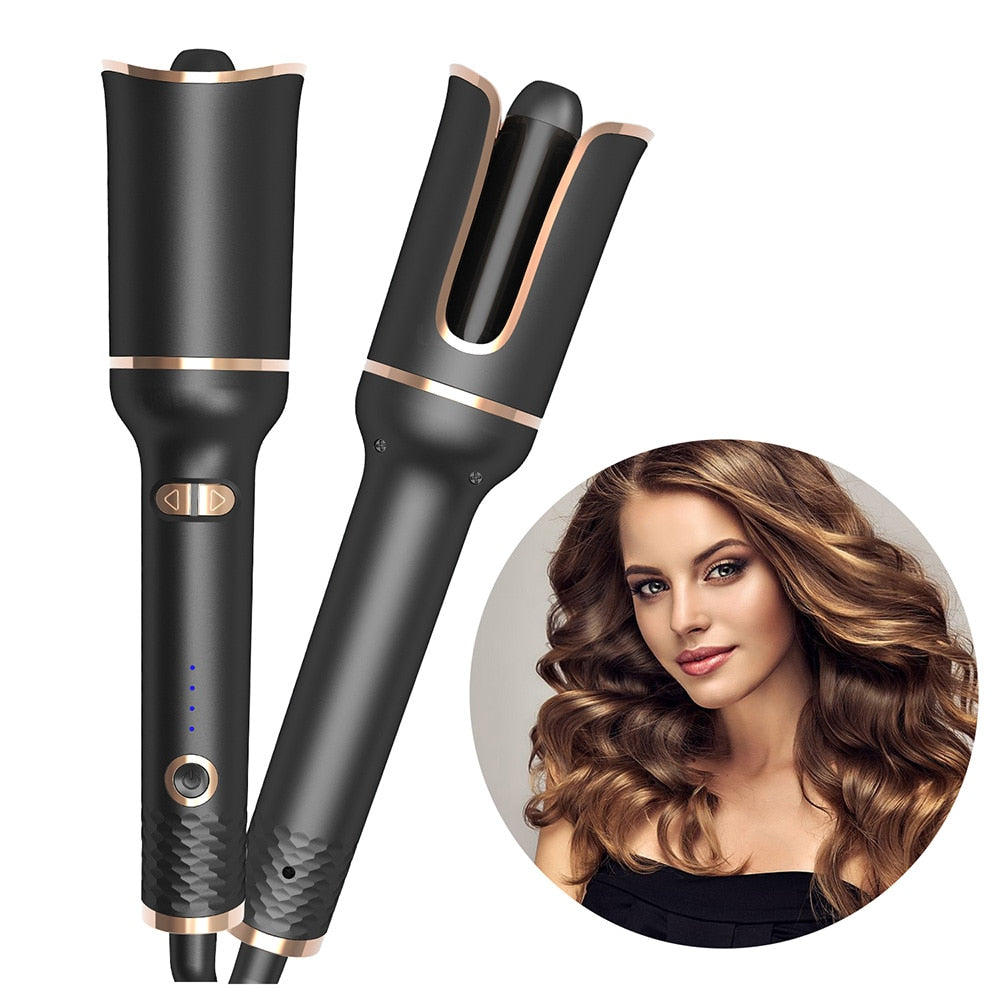 Auto Rotating Ceramic Hair Curler Automatic Curling Iron Styling Tool Hair Iron Curling Wand Air Spin and Curl Curler Hair Waver  DailyAlertDeals