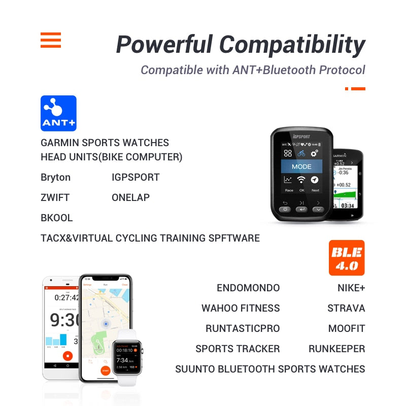 Magene S3+ Speed Cadence Sensor ANT Bluetooth Computer Speedmeter Dual Sensor Bike Accessories Compatible with WahooOnelap Zwift 0 DailyAlertDeals