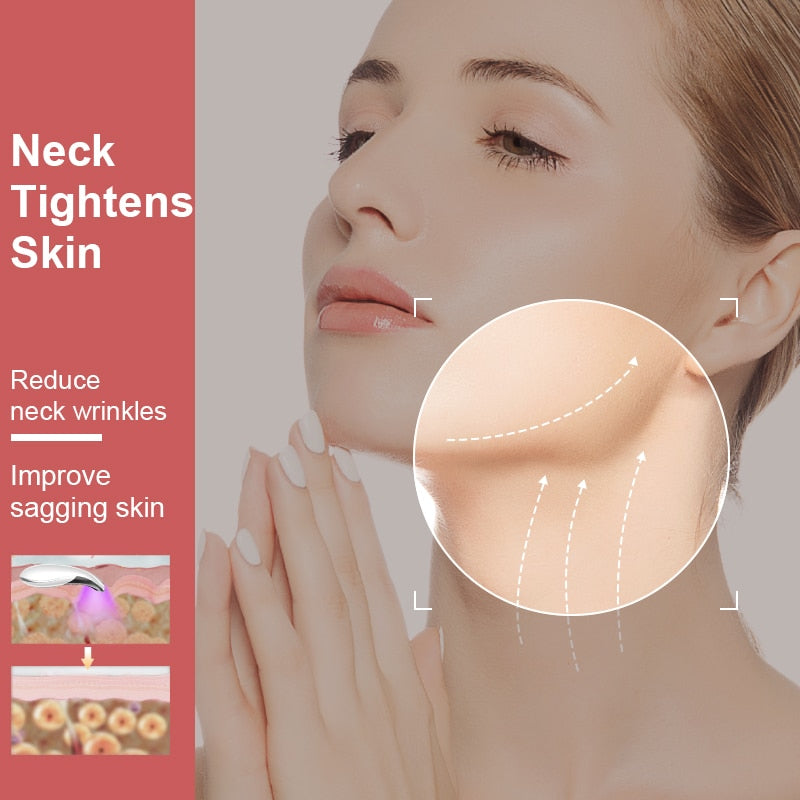 Neck Anti Wrinkle Face Lifting Beauty Device LED Photon Therapy Skin Care EMS Tighten Massager Reduce Double Chin WrinkleRemoval 0 DailyAlertDeals