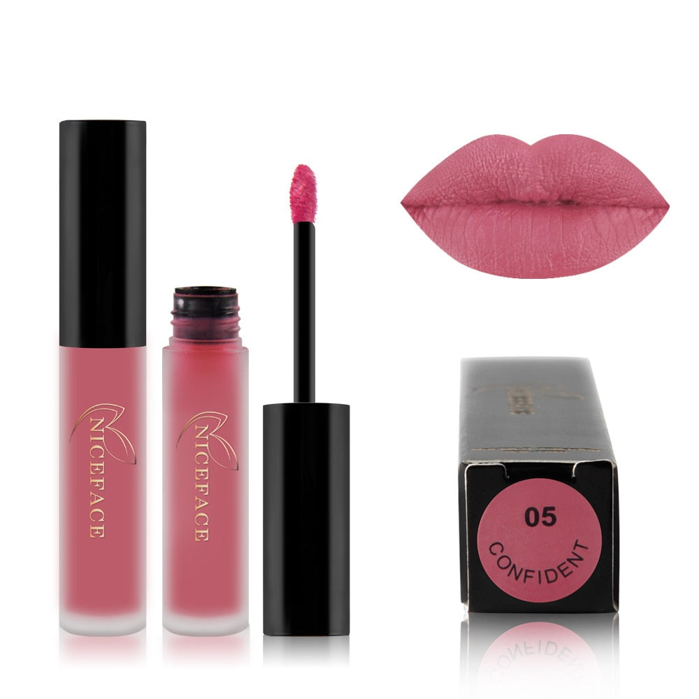 25 color matte liquid lipstick nude lip gloss makeup high pigment lip gloss waterproof lasting moisturizing cosmetics 0 DailyAlertDeals 05 China
