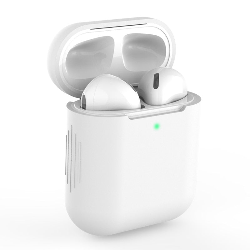 Silicone Earphone Cases For Airpods 1/2, Airpods Case Headphones Case Protective Case For Apple Airpods 1/2 Airpods Covers Silicone Earphone Cases For Airpods DailyAlertDeals 01