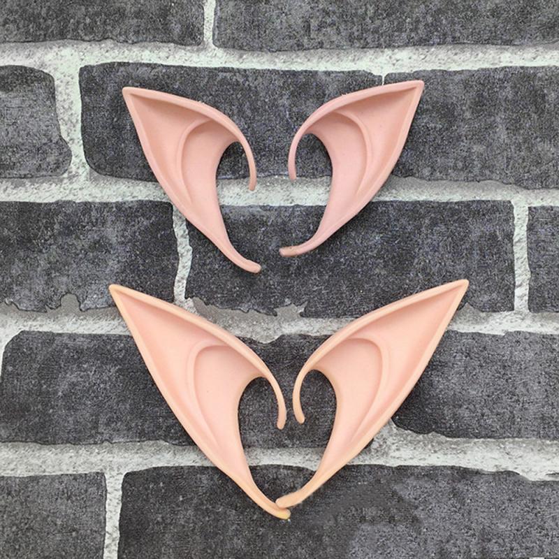 Party Decoration Latex Ears Fairy Cosplay Costume Accessories Angel Elven Elf Ears Photo Props Adult Kids Toys Halloween Supply 0 DailyAlertDeals