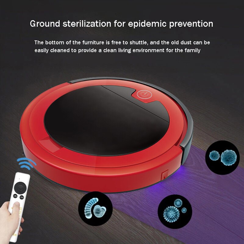 2800Pa Robot Vacuum Cleaner Smart Remote Control Wireless Auto Cleaning Machine Floor Dry Wet Sweeping Vacuum Cleaner For Home 0 DailyAlertDeals