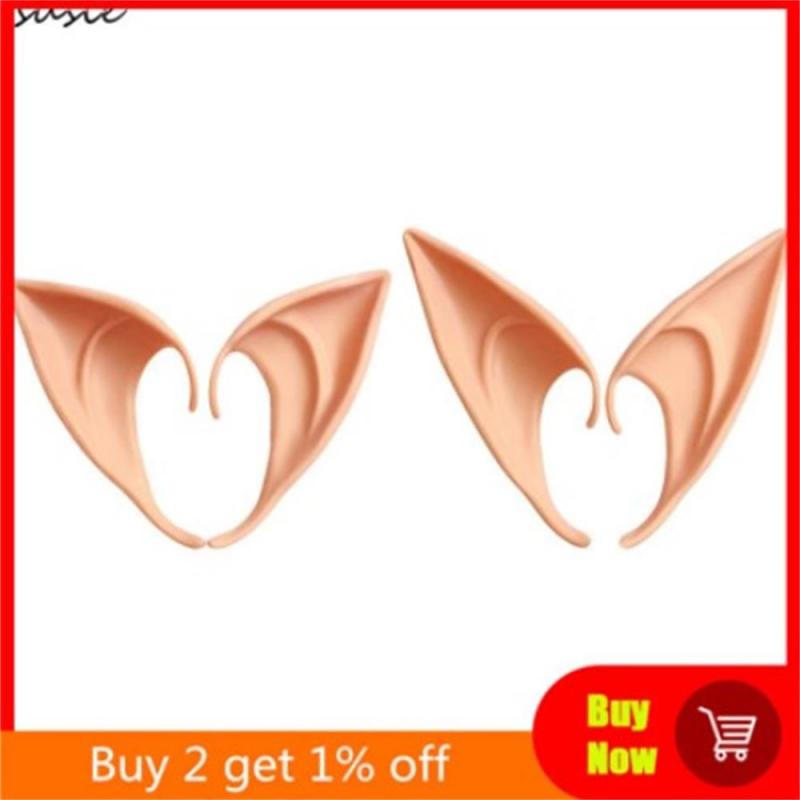 Party Decoration Latex Ears Fairy Cosplay Costume Accessories Angel Elven Elf Ears Photo Props Adult Kids Toys Halloween Supply 0 DailyAlertDeals
