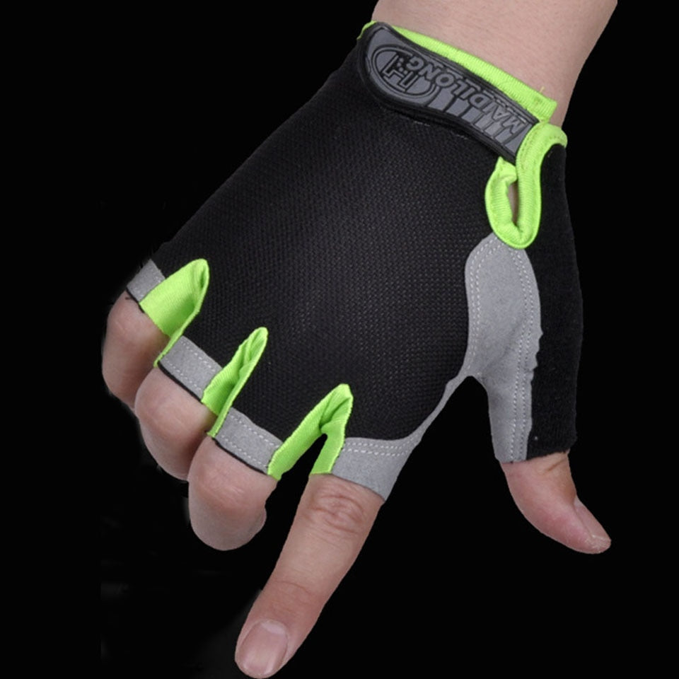 HOT Cycling Anti-slip Anti-sweat Men Women Half Finger Gloves Breathable Anti-shock Sports Gloves Bike Bicycle Glove Gloves DailyAlertDeals