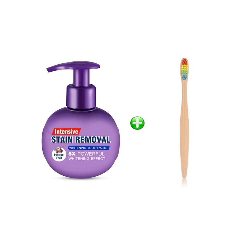 Teeth Whitening Soda Toothpaste Cleaning Stain Removal Fight Bleeding Gums Baking Dental Oral Care Bamboo Electric Toothbrush 0 DailyAlertDeals