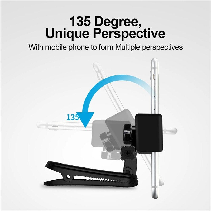 TELESIN For GoPro Hero 11 10 9 8 7 6 Backpack Clip 360 Rotary Clip Mount for Osmo Action Xiaoyi Insta360 X2 ONE R Action Carema Photo Mounting Supplies DailyAlertDeals