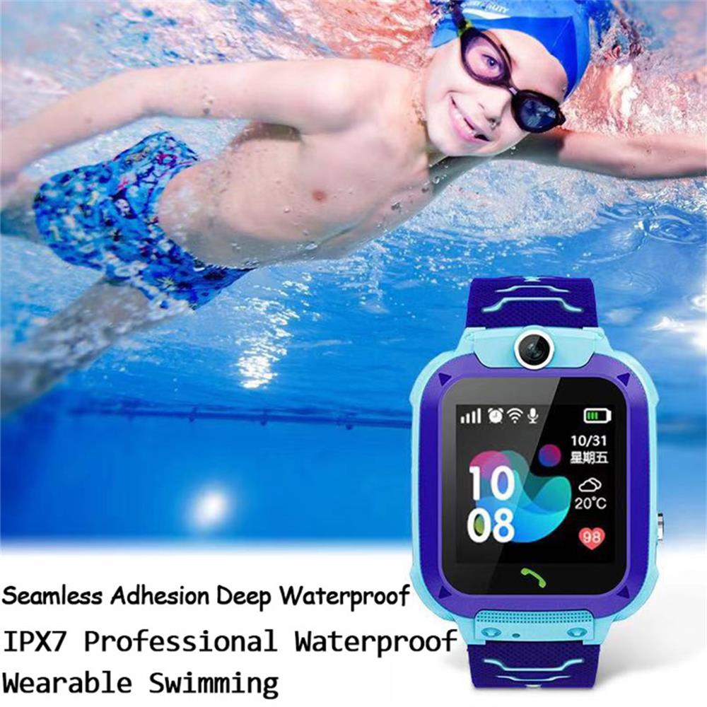 Q12 Children Smart Watch SOS Phone Watch Smartwatch Kids With Sim Card Photo Waterproof IP67 A28 Q19 Gift For IOS Android Z5S W5 0 DailyAlertDeals